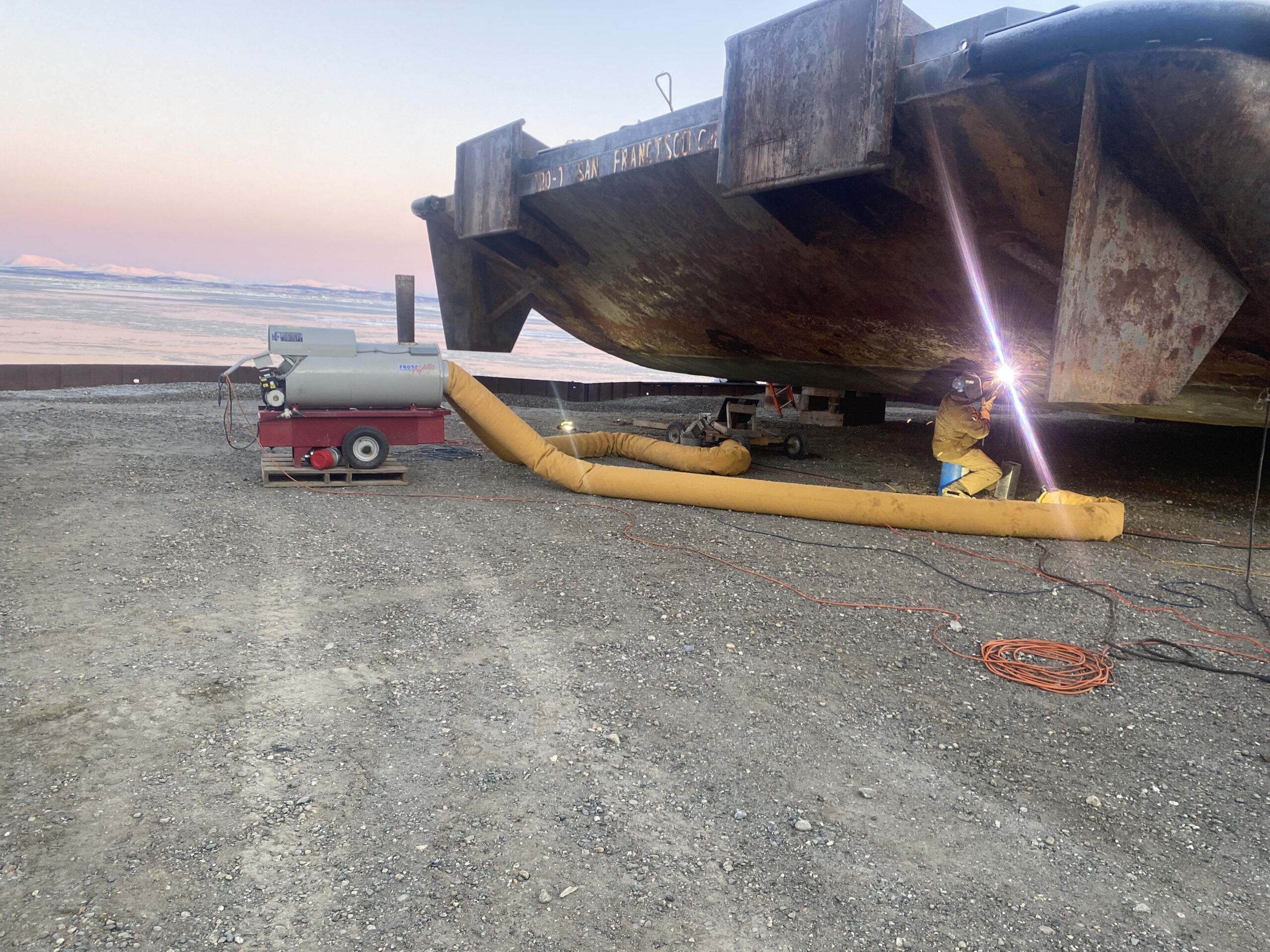120-1 aft rake bottom plate renewal 2