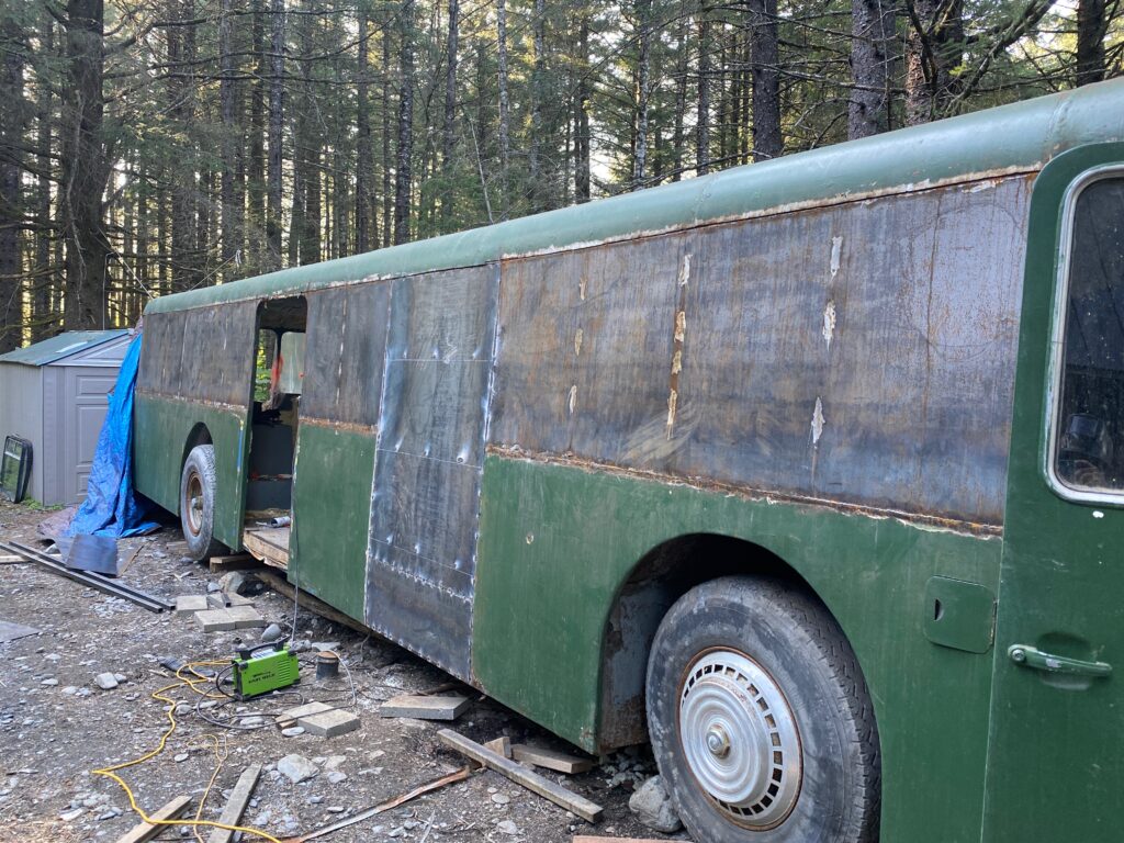Salted roots bus cabin